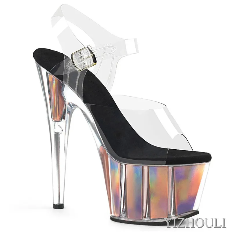 

Fashion heels 15-17-20cm stiletto heels, party banquet stage performance, sexy crystal sandals