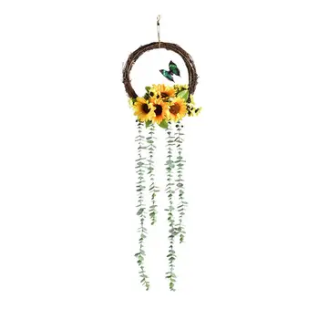 

1Pc Plastic Garland Flower Inn Flower Ring Wreatg Bouquet Ring Garland