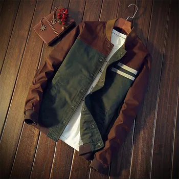 

Autumn new fashion men's clothing Korean style slim men's jackets baseball collar casual men's jackets
