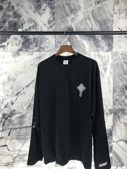 

2018 S/S Collection VETEMENTS cross bull's eye print women men t shirts tee hiphop style Best Version 1:1 Quality t shirt