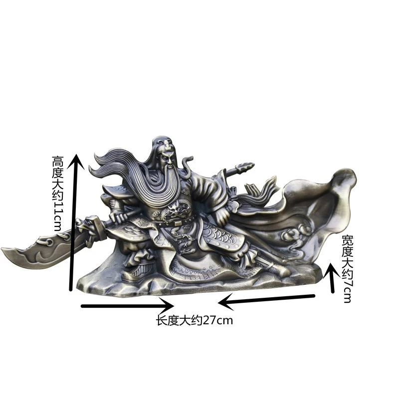 Украшения для приборной панели автомобиля Guan Yu цинковый сплав статуэтки ручной работы Креативные домашние Автомобильные украшения