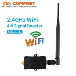 4w wifi signal booster 2.4ghz 802.11 bluetooth extensor de sinal wi fi repetidor amplificadores de banda larga para roteador sem fio cartão wi fi
