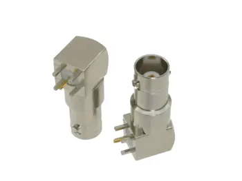 

10pcs Connector BNC female jack Right angle solder PCB mount