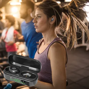 

Mini Earbuds Touch LED Digital Display Waterproof Earphones TWS Stereo Sports Headphones Bluetooth 5.0 Earphones auriculares