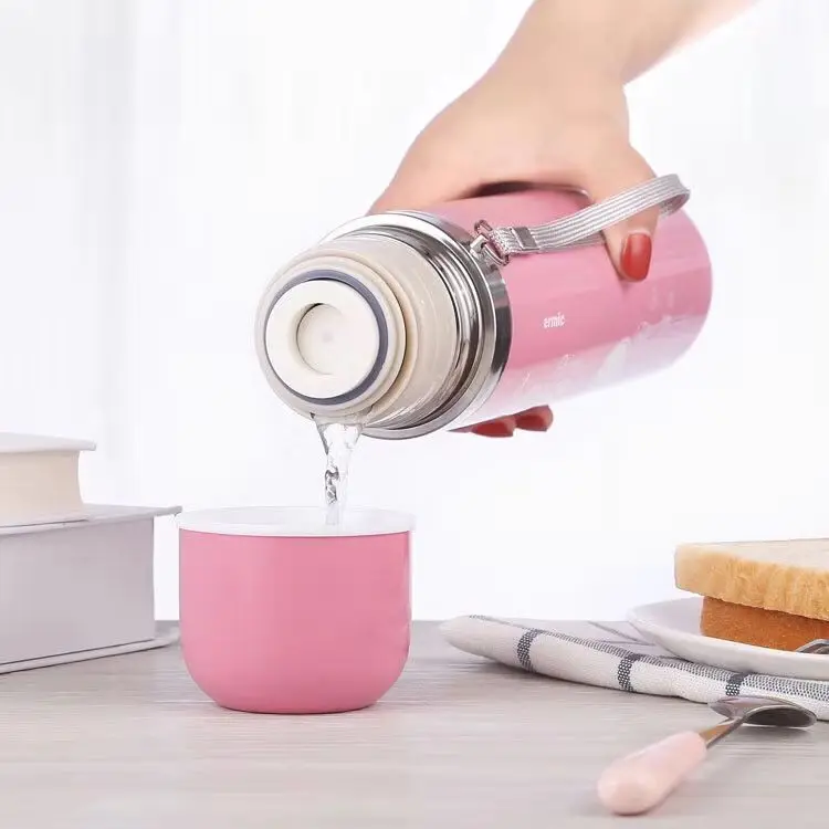 Кофе мальчик Портативный термосы 500 мл из нержавеющей стали тепловой бутылка для