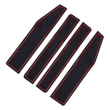 

8pcs Gate Slot Door Groove Non-slip Cup Pad Mat Fit For Land Rover Range Rover Evoque 2012 2013 2014 2015 2016 2017 2018 2019