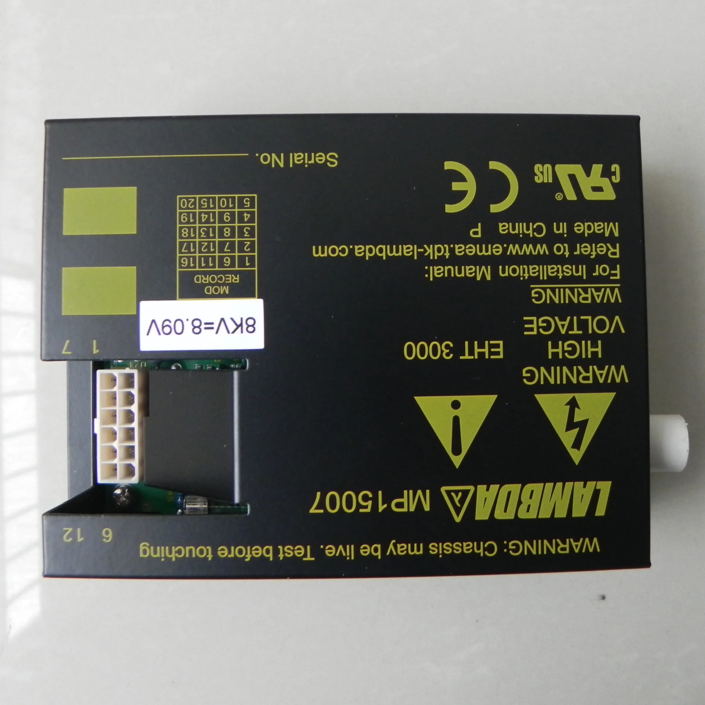 

FA15007 Высокое напряжение источника питания EHT блок использовать для linx 4800 4900 6800 6900 5900 7300 7900 струйный принтер кодирования