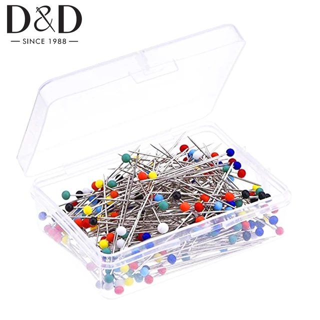 Dressmaker Pins Craft Needle Supplies 38mm Set of 100pcs A Box