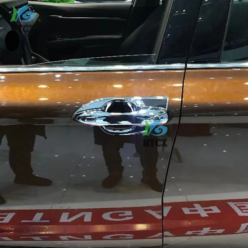 Высокое качество для Toyota Camry XV70 автомобильный подлокотник дверная чаша панель Крышка отделка 4 шт
