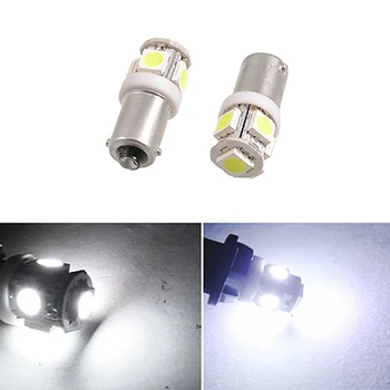 

2 pcs Auto Bulb T4W H6W Indicator License Plate Map Dome Packing Car Styling 10X 11 BA9S White 5050 5SMD Car led Light