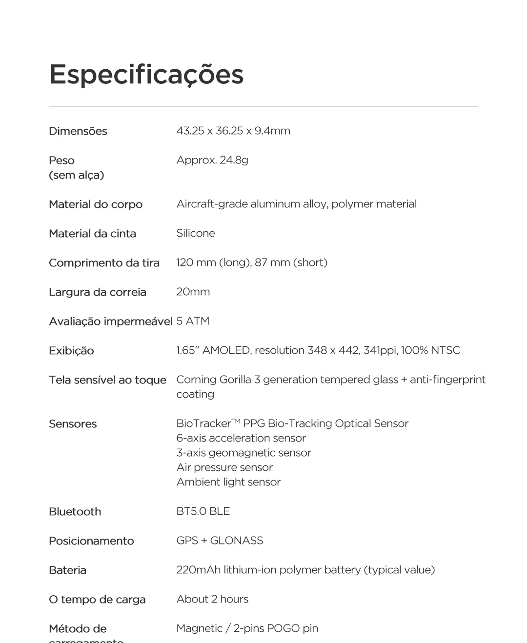 Amazfit-smart watch gts., relógio inteligente a prova
