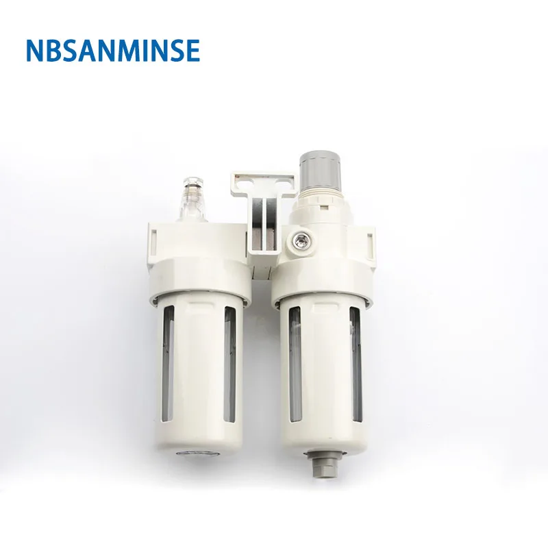 NBSANMINSE BFC2000C G1/4 воздушный Источник Воздушный фильтр Регулятор FRL единиц в пневматическом воздушном клапане смазки