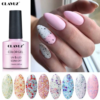 

CLAVUZ 10ml Cheese+Pink Series Nail Art UV Gel Nail Polish Lacquer Soak Off Vernis Semi Permanent Nail Primer Gel Varnish