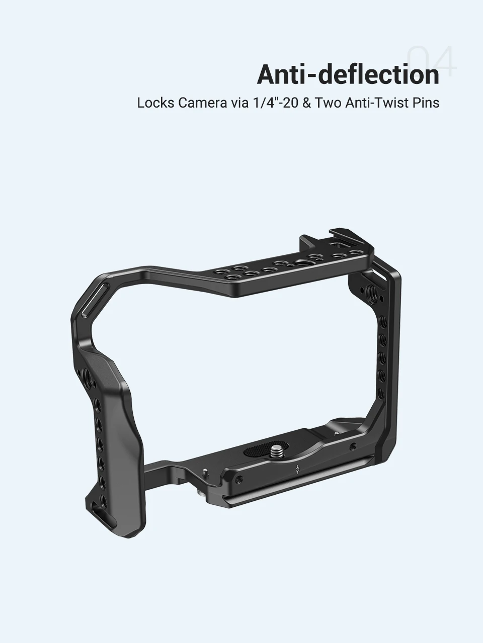 SmallRig Camera Cage for Canon EOS R with Cold Shoe Mount Thread Holes for Magic Arm Microphone Attach 2803 christmas back drops