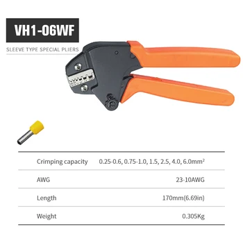 

KWANYIK Wire Cutter Automatic Crimping Wire Stripper Multi-functional peeling Tools Terminal Pliers 0.5mm-2.5mm