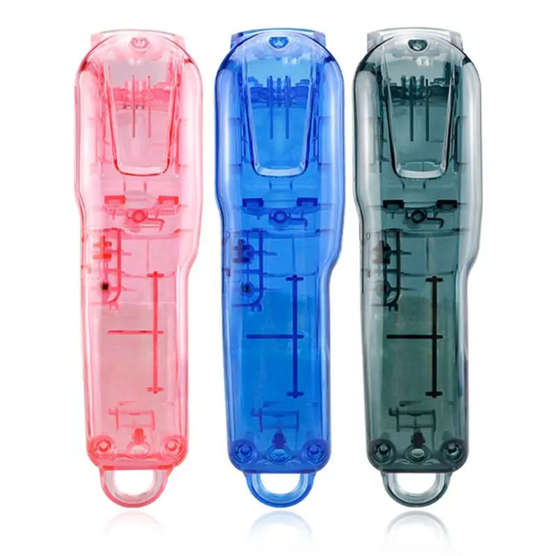  Portable Electric Clippers Modified Shell Personality Transparent Color Cover