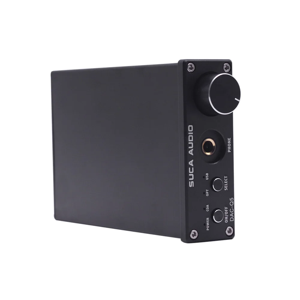 DAC декодер SUCA DAC-Q5 Наушники цифровой аудио усилитель HiFi оптический аудио/коаксиальный/USB DAC Q5 декодер с усилителем