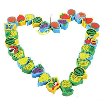 

Wooden Educational Fruit Tree Youdele Fruit Tree String Music Beaded Bracelet Parent And Child Game Toy Wisdom Tree
