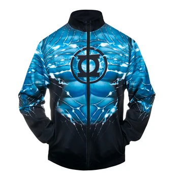 

Superhero Green Lantern 'Hal Jordan' Cosplay 3D Printed Costume Premium Zipper Jacket Coat Sweatshirt Tracksuit Fitness Gym Tops