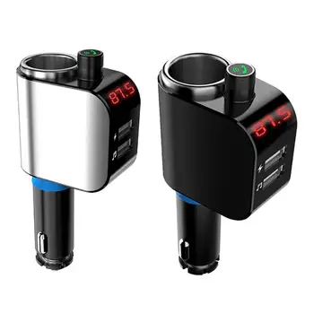 

AD909 Bluetooth FM Transmitter Lightness and Portability No Space Occupy Handsfree Car Kit MP3 Music Player Power Outlet