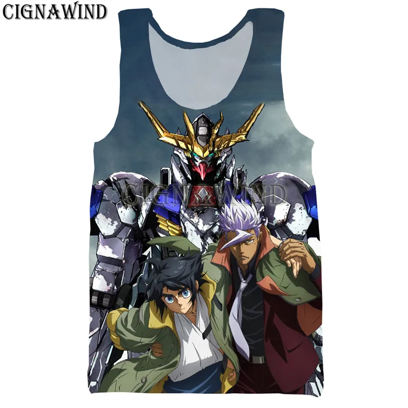 Жилет мужской/женский с 3D-принтом аниме Железная кровь костюм сироты мобильный