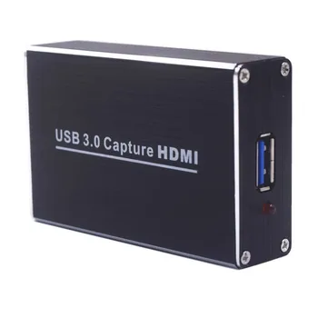 

Video Capture with USB3.0/2.0 Dongle 1080P 60FPS Driver-Free Capture Card Box for Windows Linux Os X System