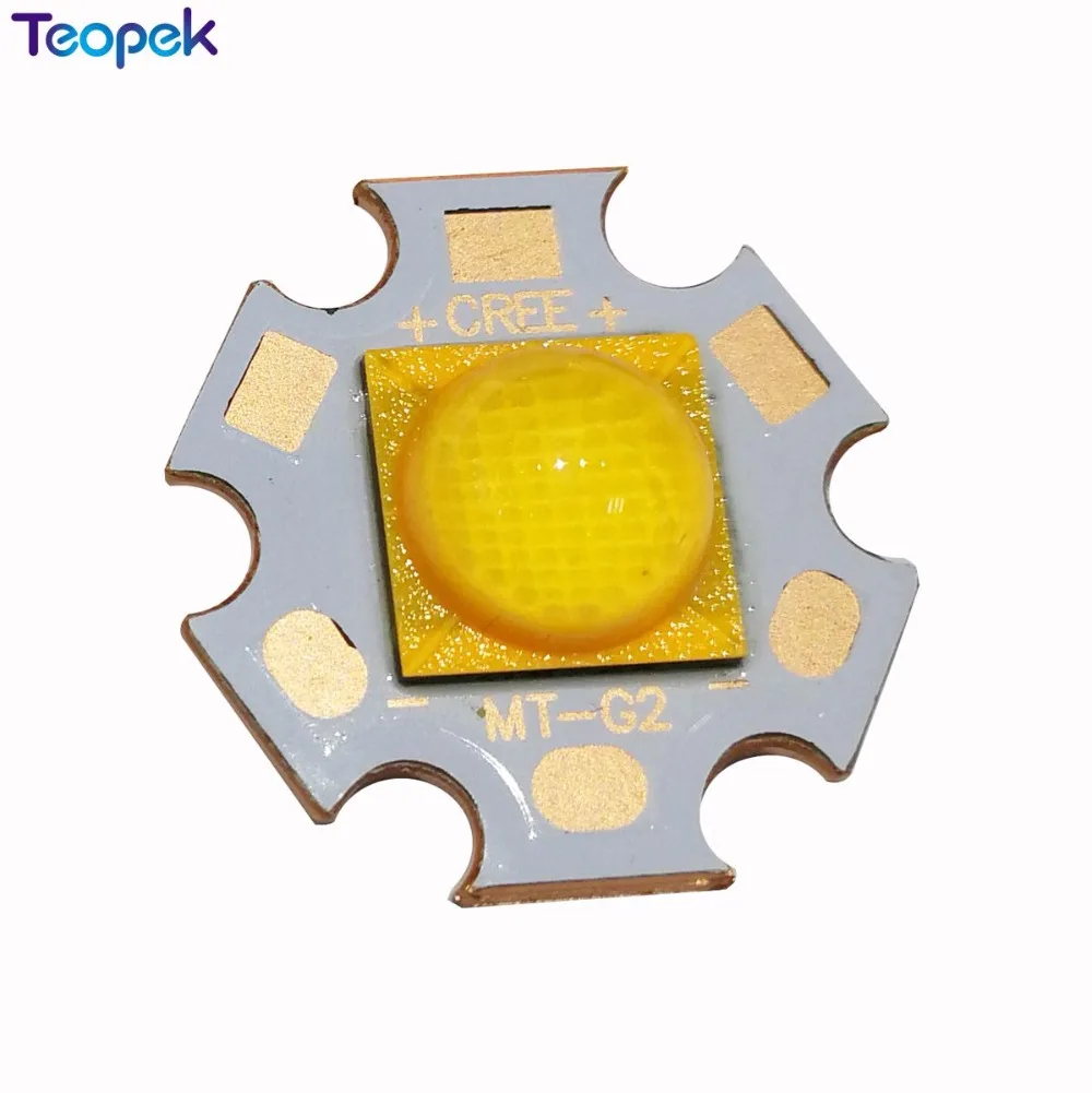 Cree XLamp MTG-2 18 Вт теплый белый 3000 К высокая мощность светодиодный излучатель диод 18 в 1A+ DC12-15V 26 мм 1 Режим 18 Вт MT-G2 драйвер