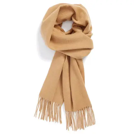 Men's Woolen scarf Long Warm Winter Soft Fashion Pure Color All-match  Skin-friendly Cashmere Male Scarf - Temu