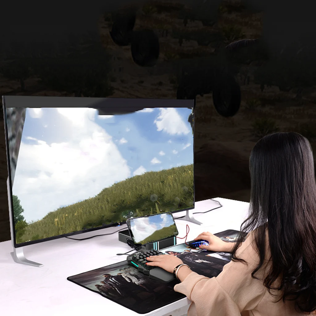 35 Keys One Hand Keyboard Ergonomic Gaming Single Hand Keyboard PC Gamer Dedicated Game Mechanical Feel Game Keyboard