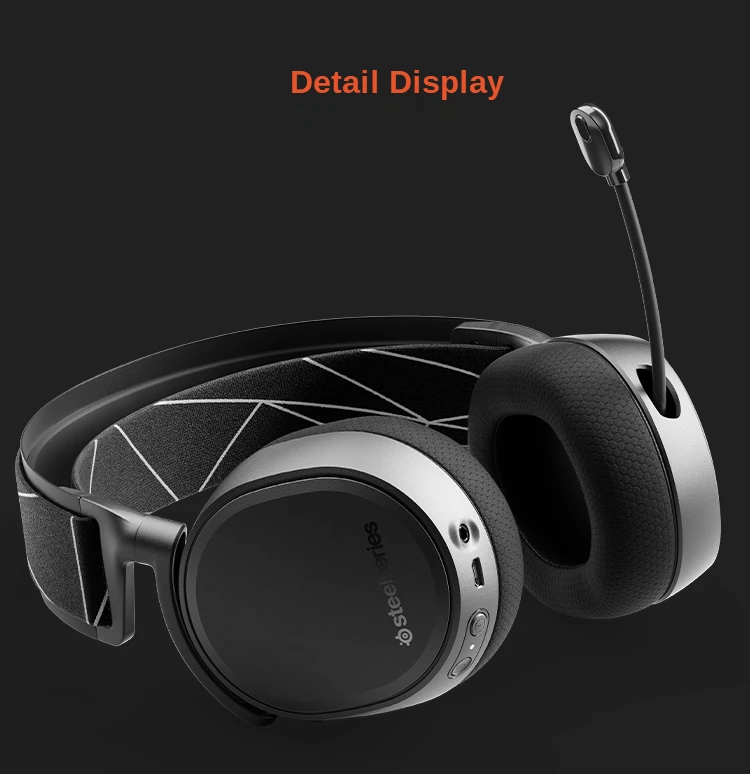  SteelSeries Arctis 7 - Lossless Wireless Gaming Headset with  DTS Headphone: X v2.0 Surround - for PC and PlayStation 4 - Black :  Everything Else