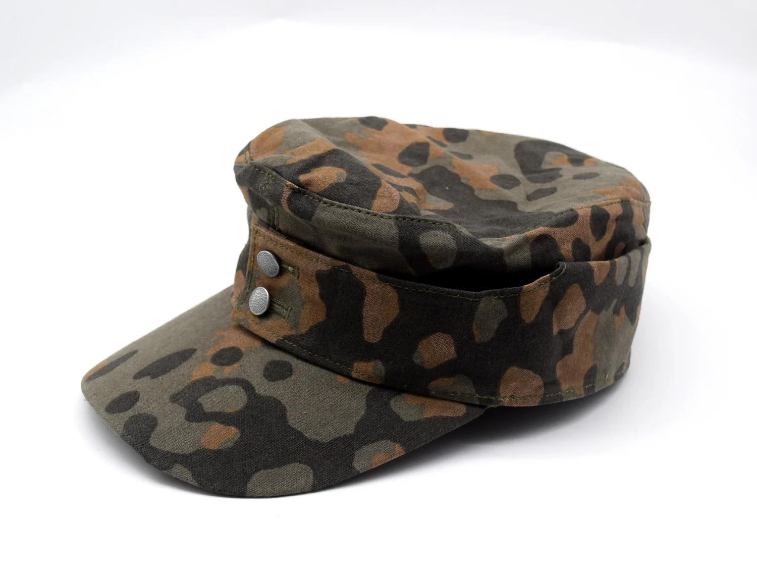 Reenactment German Army Camo Cap Camouflage Hat Autumn Plane Tree Color