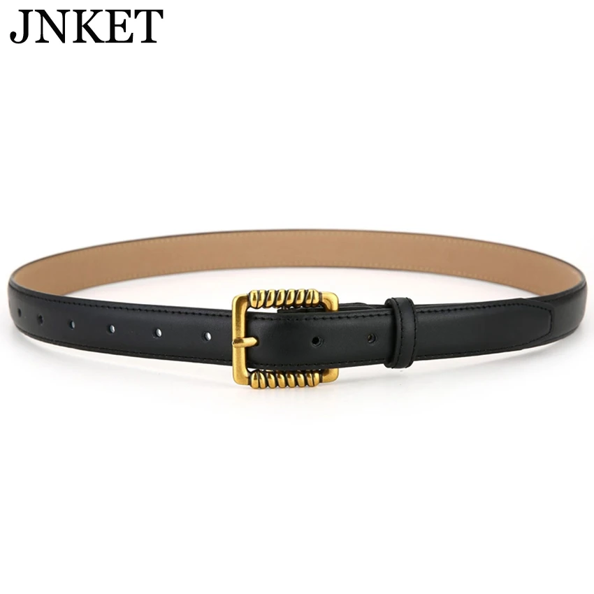 

JNKET Новый Модный женский ремень из коровьей кожи с пряжкой поясной ремень Пояс Повседневный Пояс для джинсов