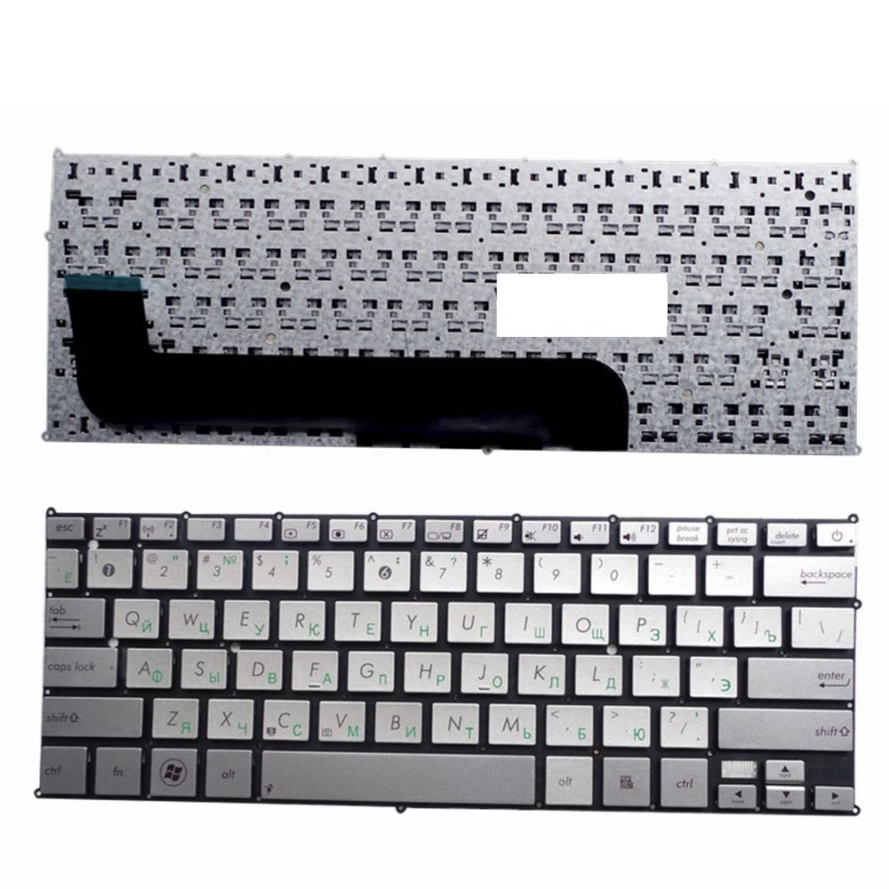  RU New FOR ASUS UX21 UX21E UX21A Laptop Keyboard Russian Silvery