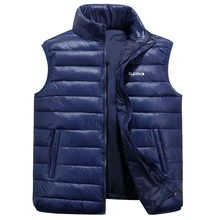 

Winter Jacket Parkas 2022 Warm Vest Waistcoat Plus Sizes Vests for Men Sleeveless Slim Pockets Casual Homewear Thick Warm Coats