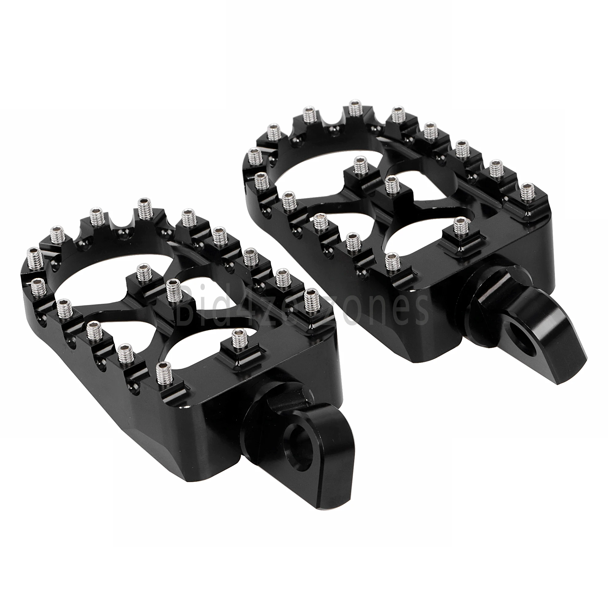 Широкие подножки MX Roating 360 CNC Fat Footpeg подножка поплавок для Harley Dyna Sportster Iron 883 Fatboy Wide Glide Black