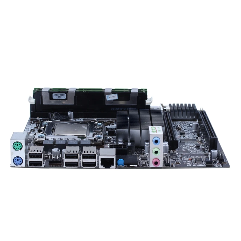 X58 Motherboard CPU RAM Combo LGA1366 Maindboard with Intel X5650& 2-Ch 8G RAM REG ECC