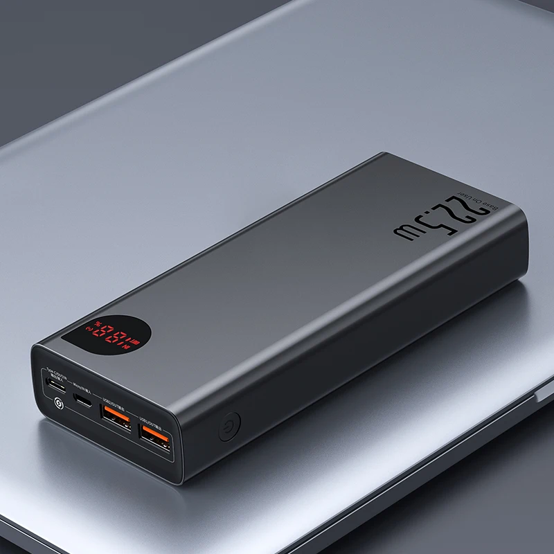 power bank 10000mah Baseus Power Bank 30000mAh with 20W PD Fast Charging Powerbank Portable External Battery Charger For iPhone 12 Pro Xiaomi Huawei power bank mini Power Bank