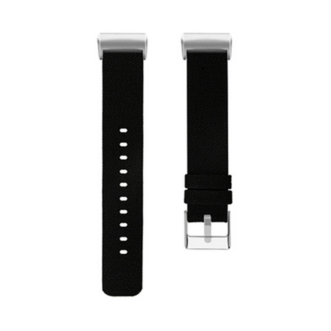Нейлоновый холст для Fitbit Charge 3 Спортивные часы тканые тканевые часы ремешок спортивные часы ремешок замена часы аксессуары - Цвет ремешка: black