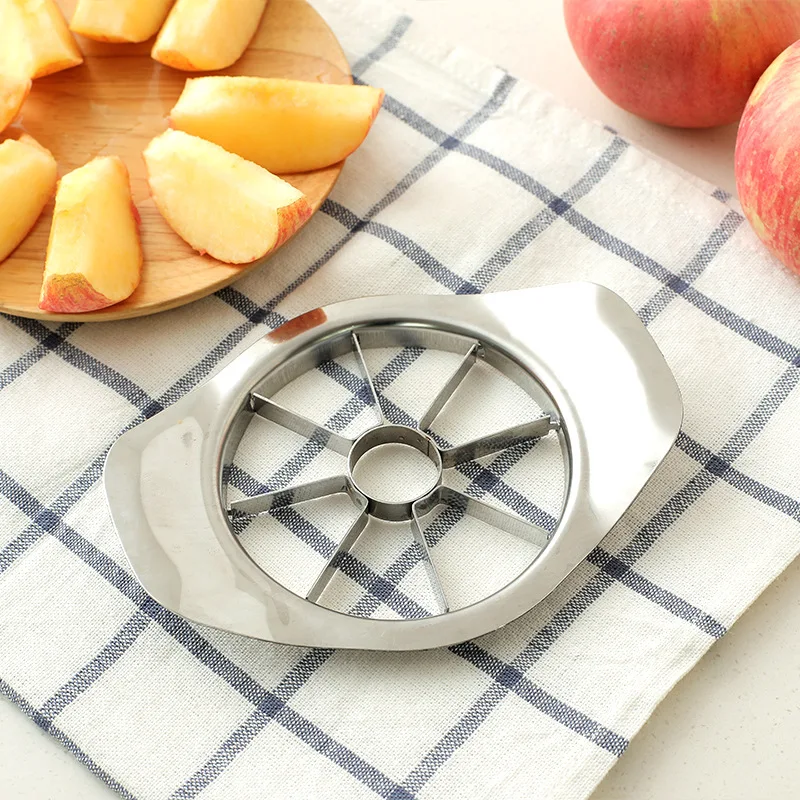 1 шт. резак из нержавеющей стали для яблок Диаметр лезвия составляет около 9 см Многофункциональные кухонные инструменты для приготовления овощей Кухонные аксессуары