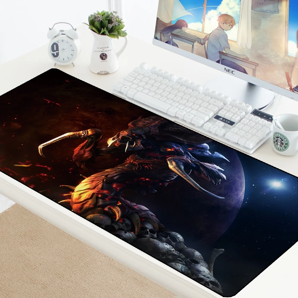 Игровой коврик для мыши StarCraft XL, большой коврик для мыши, геймерский ПК стол, фиксирующий край, коврик для мыши, ноутбук, офисный коврик, игровой коврик, аксессуары
