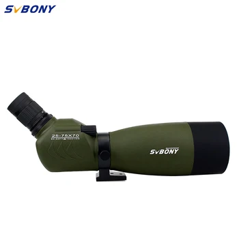 

SVBONY SV14 Spotting Scope 25-75x70mm W/ tripod FMC Water Resistant 45-Degree Angled Zoom Bird watching Hutting Archery Shooting
