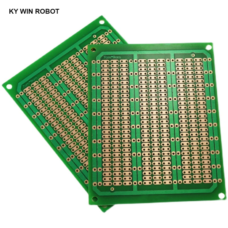 1 шт. DIY 7x9 7*9 см Прототип бумаги PCB Универсальный Эксперимент Матрица печатная