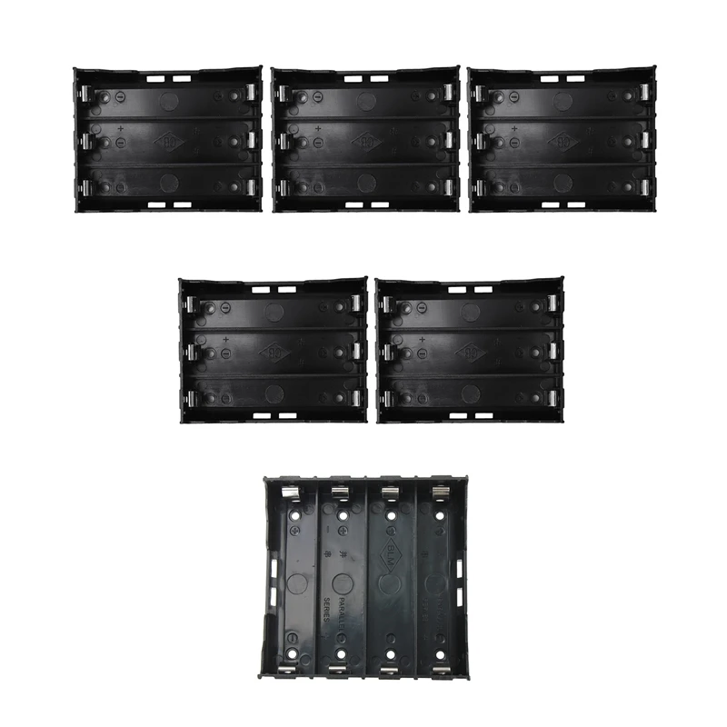 15 шт. черные пластиковые батареи 6 Pin держатель чехол 3x3 7 V 18650 & 4X 13 18650| |
