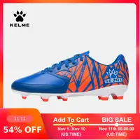 KELME, детские кроссовки, серия, для мальчиков и девочек, футбольная обувь, для детей, AG & TF, для улицы, для футбола, профессиональная