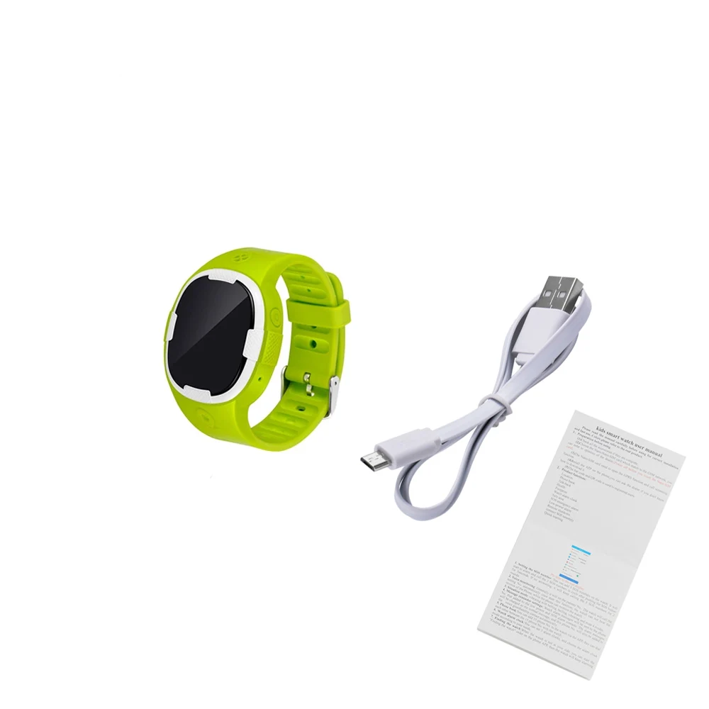 Gps детские часы с системой слежения GPT18 водонепроницаемый gps браслет для отслеживания устройств наручные часы ошейник Двухсторонняя связь устройство слежения - Цвет: No box(Green)