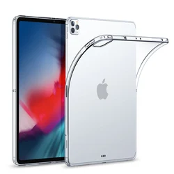 Coque transparente en TPU pour iPad Pro 12.9 11, Mini 6 2021, étui en Silicone Ultra fin pour iPad Air 4, accessoires 