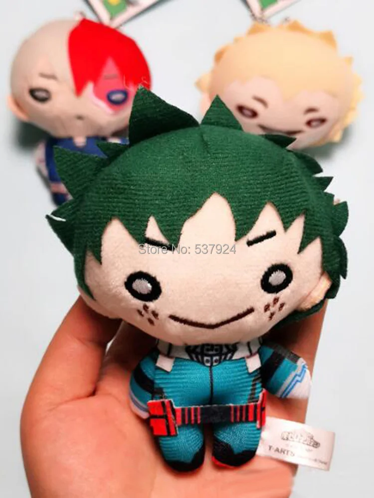 Новинка 20 шт My Hero Academy Bakugou Katsuki Todoroki Shoto Midoriya Izuku " 10 см Брелок-плюшевая кукла подвеска