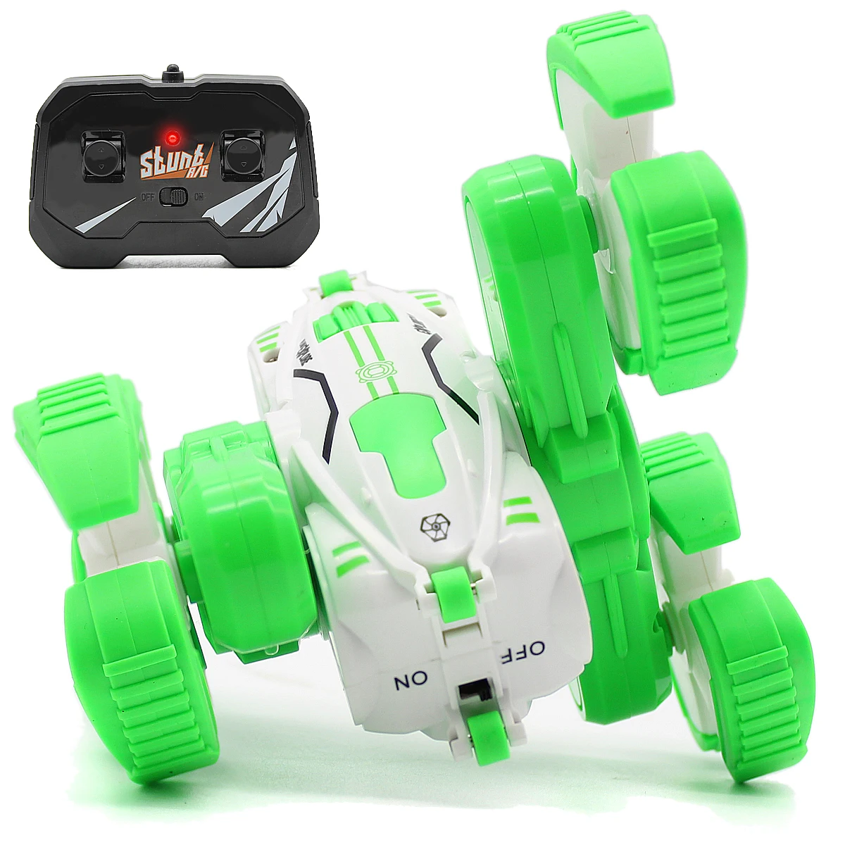 Радиоуправляемая машина 2 4G 4WD RC каскадер двустороннее вращение вращающаяся на 360