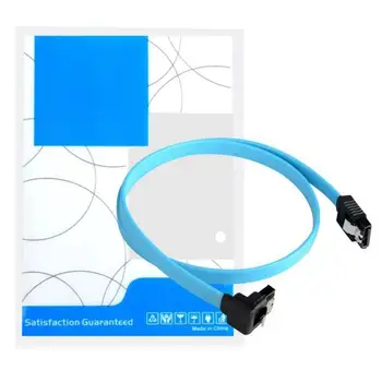 

For HDD Hard Drive High Speed USB Cable 5pcs 18" SATA 3.0 Cable SATA3 III 6GB/s Right Angle 90 Degree