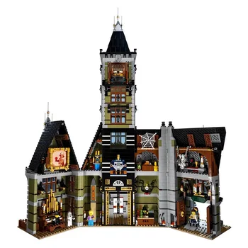 

2020 New lepining 10273 ghostbusters Haunted Castle House Fit Model Building Blocks Bricks Kid Gift Birthday
